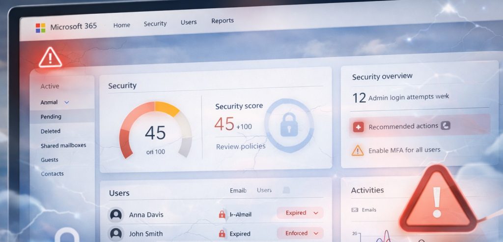 Hidden security risks in DIY Microsoft 365 management for small businesses